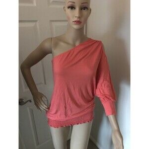Frederick’s of Hollywood asymmetrical top Cold Shoulder. Banded, Bottom Size S